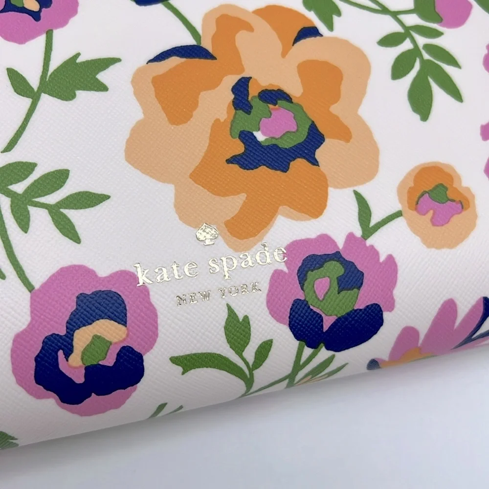 Kate Spade Sadie Printed Small Crossbody Candied Flowers Cream Multi